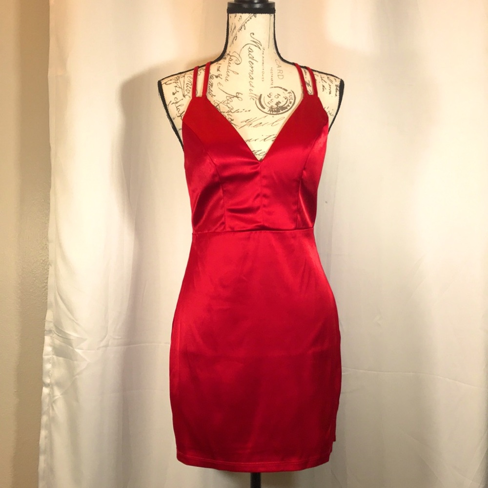 Windsor Satin Red Dress